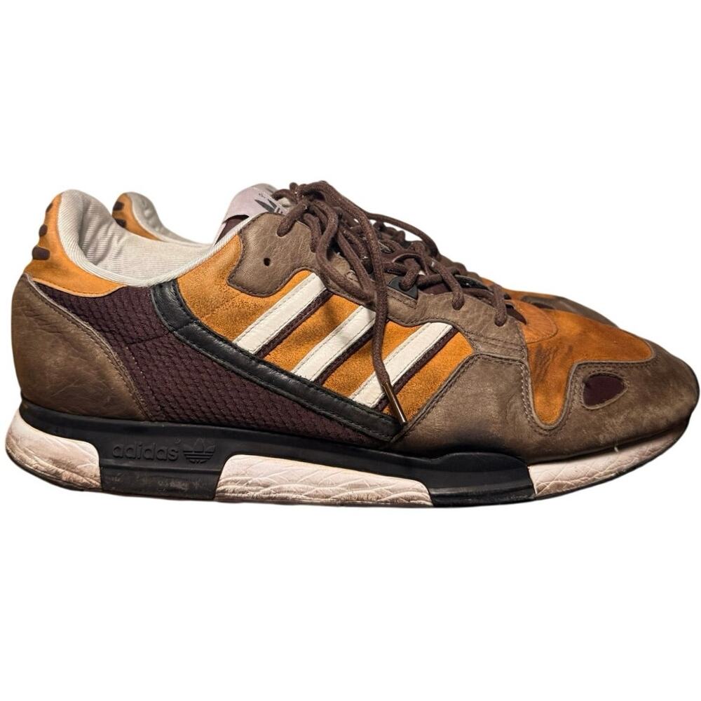 Vintage 2007 Adidas Originals ZX 800 Brown Earth Tones 025412 Men's Size 13